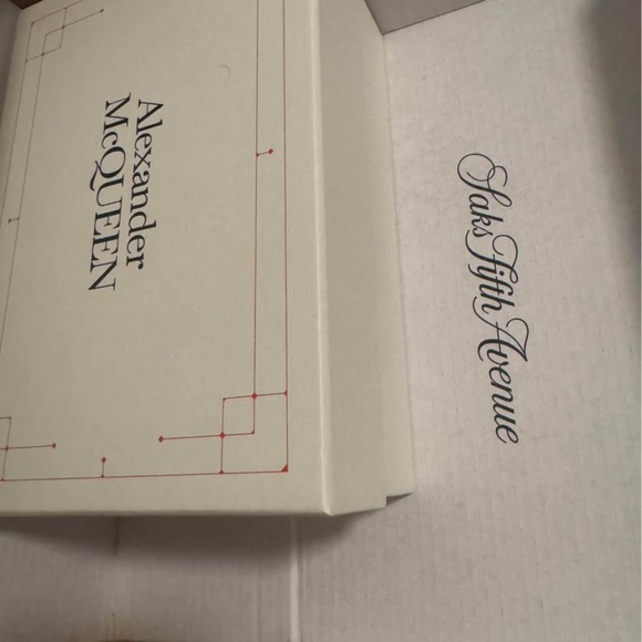 Alexander McQueen Cream Coffee Table Book with Elegant Accents